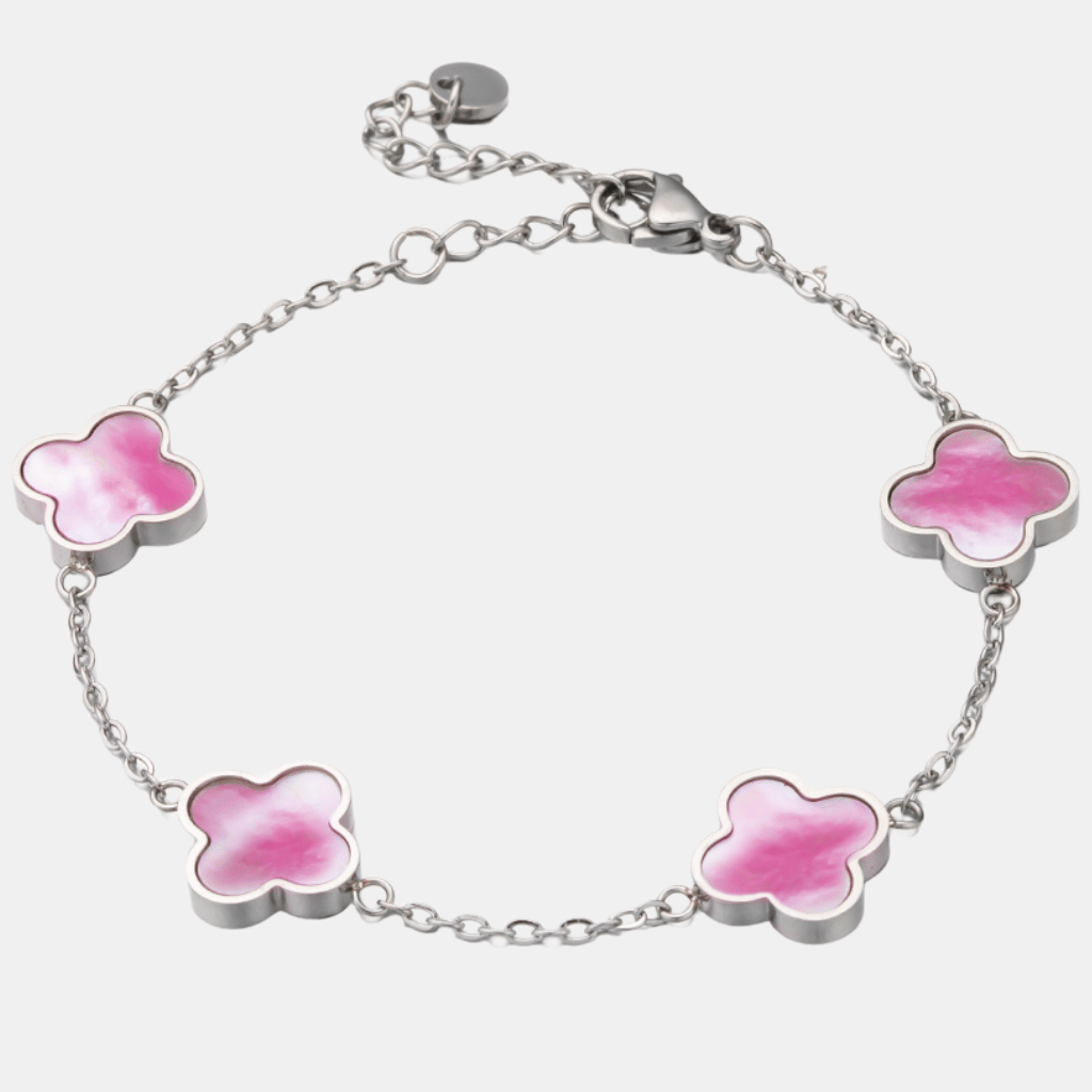 Bracelet Trèfle Rose