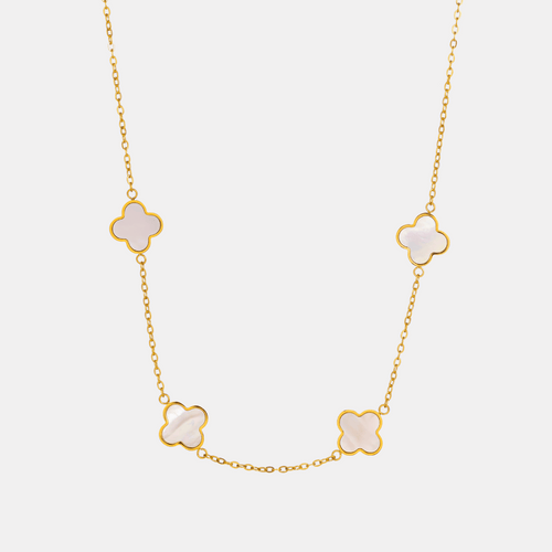 Collier Trèfle Blanc Chanceux