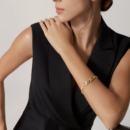 Bracelet manchette Léa Panthère