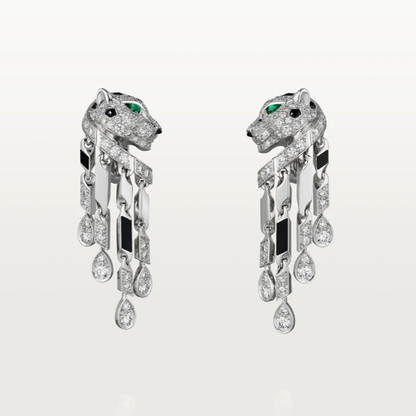 Boucles d'oreilles Rose Panthère