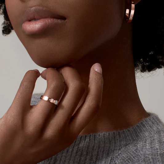 Boucles d'oreilles Louise - 2 Diamants