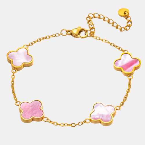 Bracelet Trèfle Rose