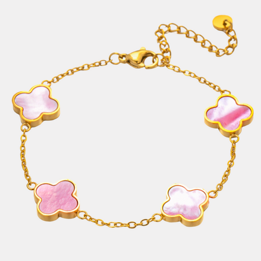 Bracelet Trèfle Rose