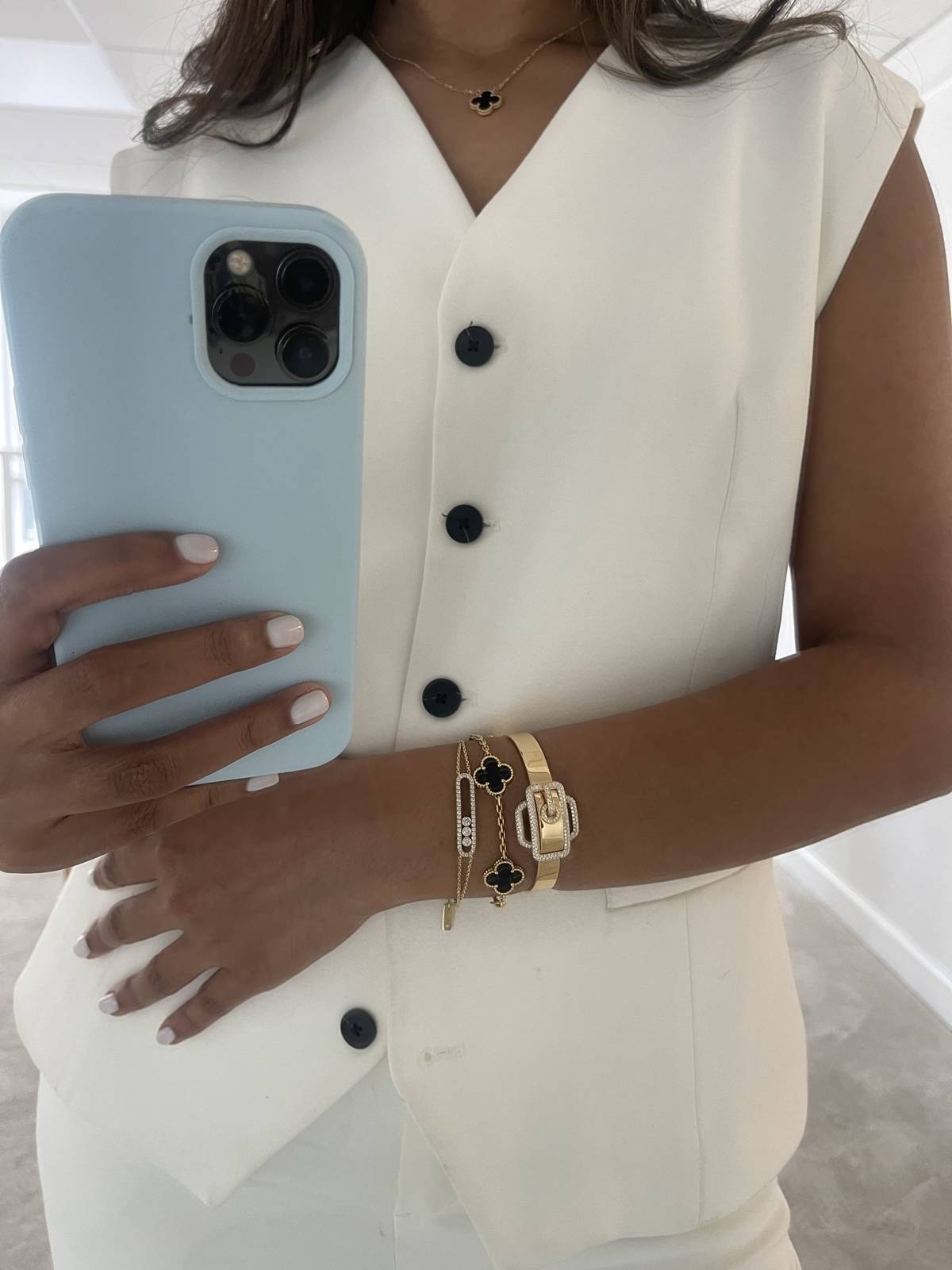 Bracelet Déesse Molly (en or et argent)