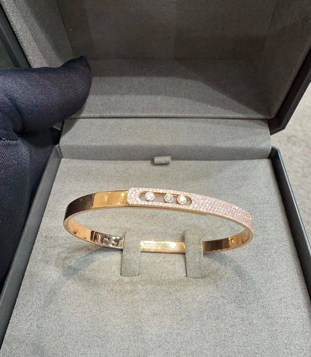 Bracelet charm diamant (toutes les couleurs)