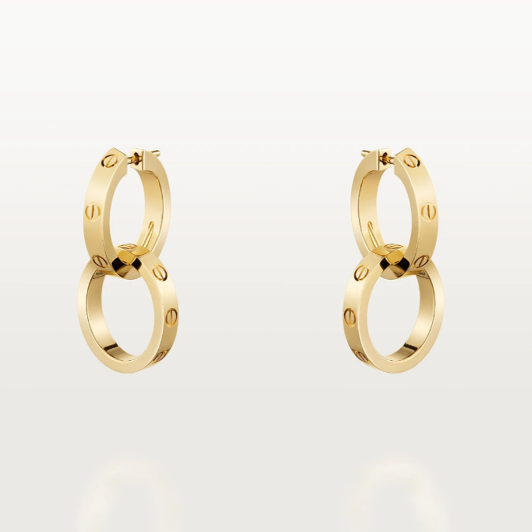 Boucles d'oreilles d'amour