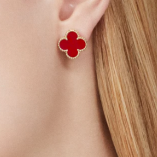 Boucles d'oreilles Coki - Rouge