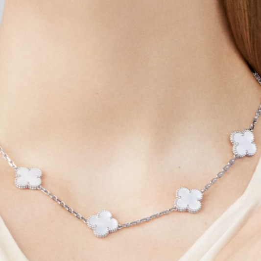 Collier Coki Melli - Blanc / Argent