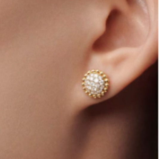 Boucles d'oreilles Sassy - Diamant / Or