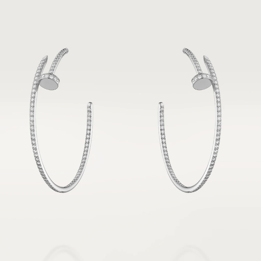 Boucles d'oreilles Clou Léonie - Diamant