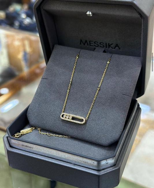 Collier Mira Amor (en argent et or)