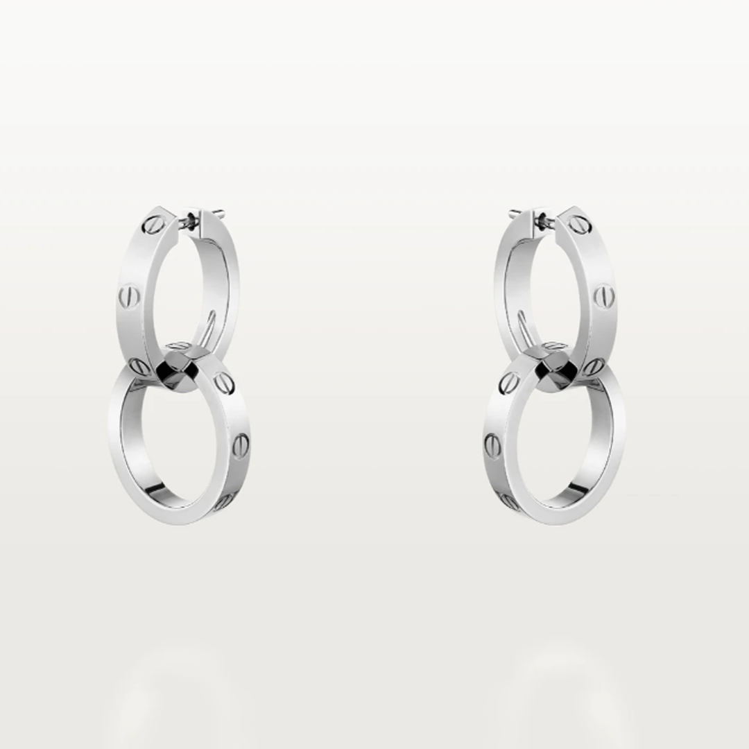 Boucles d'oreilles d'amour