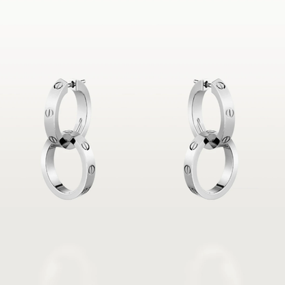 Boucles d'oreilles d'amour