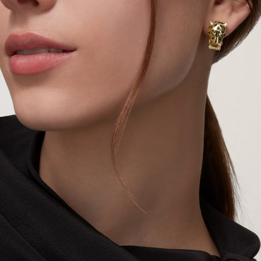 Boucles d'oreilles Florence Panthère