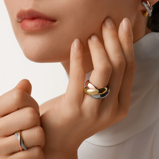 Boucles d'oreilles Trinity Saint-Valentin