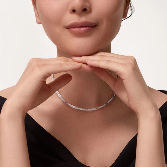 Collier Adèle - Argent / Diamant