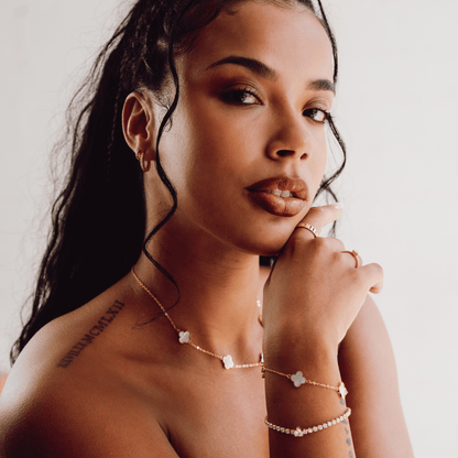 Brassard Trèfle Blanc