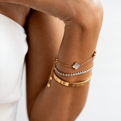 Brassard Trèfle Blanc