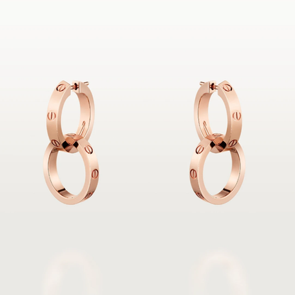 Boucles d'oreilles d'amour