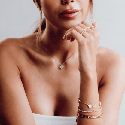 Brassard Trèfle Blanc