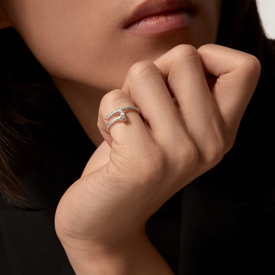 Bague Clou Alice - Étroite