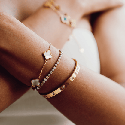 Brassard Trèfle Blanc