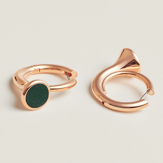 Boucles d'oreilles Helena Mathilda - Or Rose