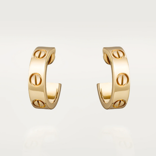 Boucles d'oreilles d'amour