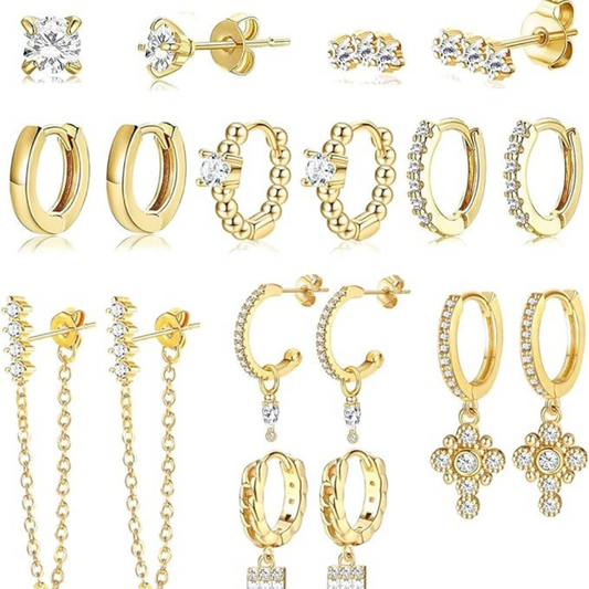 Paires P. Boucles d'oreilles - Or