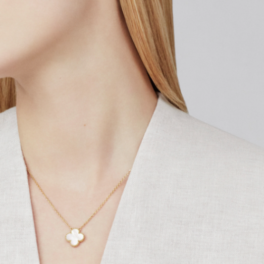 Collier Coki - Blanc / Or