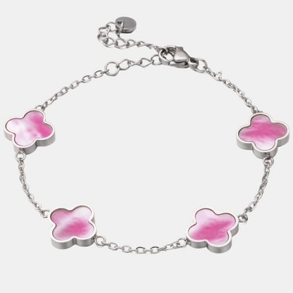 Bracelet Trèfle Rose
