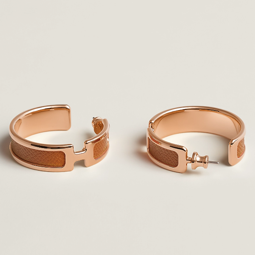 Boucles d'oreilles Helena Freya - Or Rose