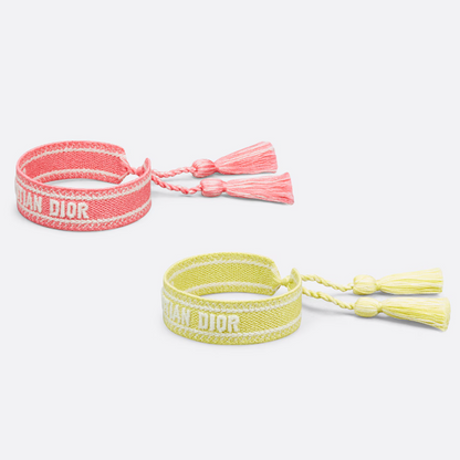 Ensemble de bracelets Diana rose / jaune