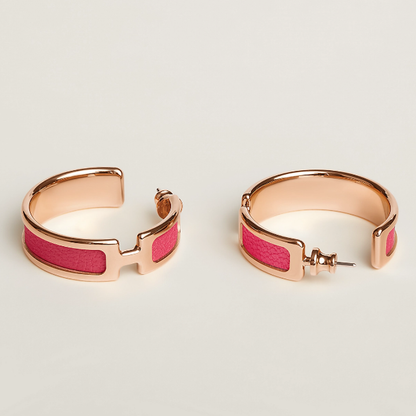 Boucles d'oreilles Helena Freya - Or Rose