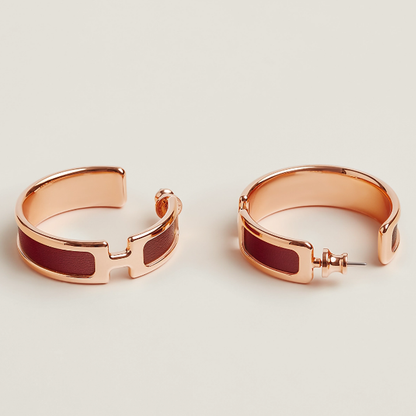 Boucles d'oreilles Helena Freya - Or Rose